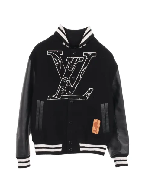 Louis Vuitton Pre-Owned 2000s NBA bomber jacket Black 1058526