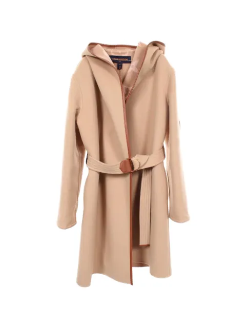 Louis Vuitton Pre-Owned 2010s Giant Monogram belted coat Neutrals 1068439