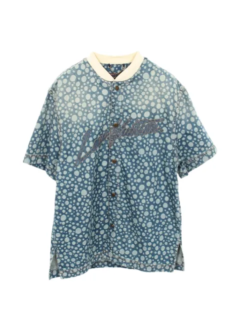 Louis Vuitton Pre-Owned x Yayoi Kusama 2010s Infinity dot baseball shirt Blue 1058549