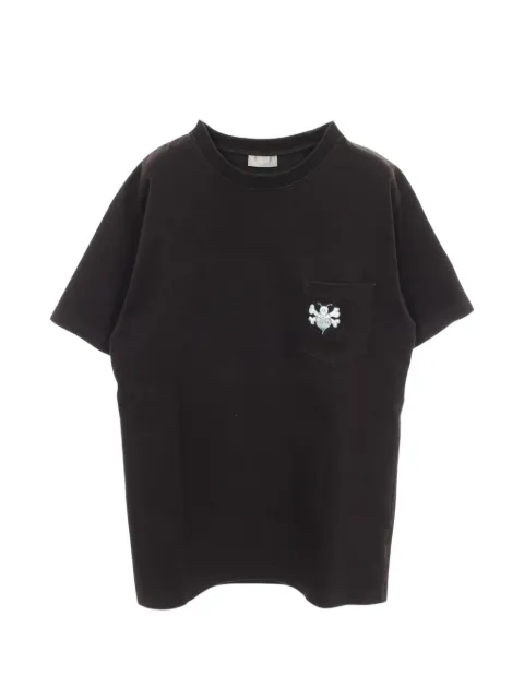 Christian Dior Pre-Owned x Shawn Stussy 2000s embroidered pocket T-shirt Black 1058581