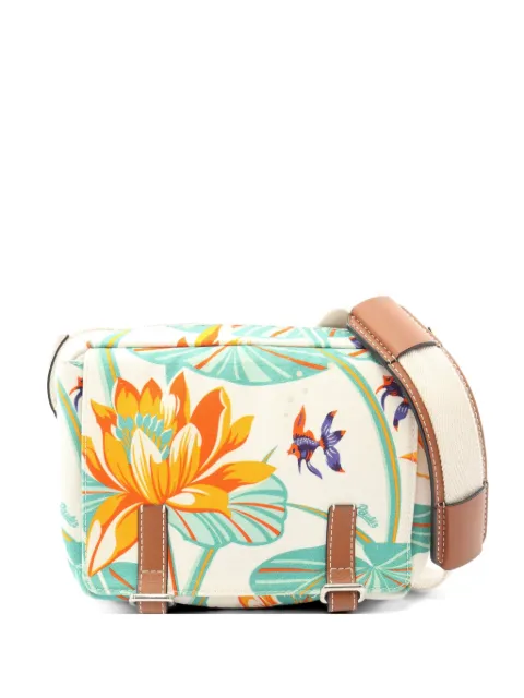 Loewe Pre-Owned x Paula's Ibiza 2010s Water Lily shoulder bag White 1061832