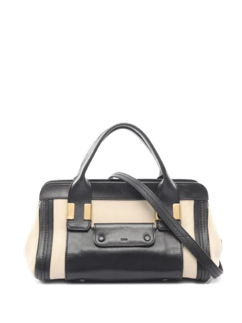 Chloé Pre-Owned 2000s Alice leather tote bag Black 1064451