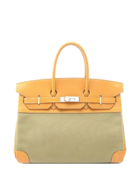 Hermès Pre-Owned 2007 Birkin 35 handbag Green 1074403KINSQUARE