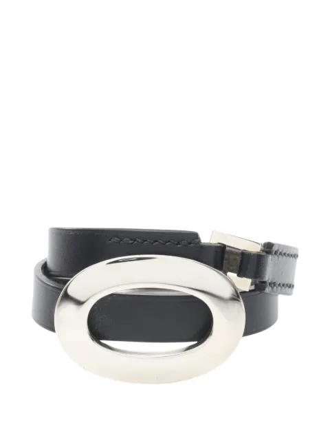 Hermès Pre-Owned 2006 Veau Swift double tour bracelet Black 1056115JINSQUARE