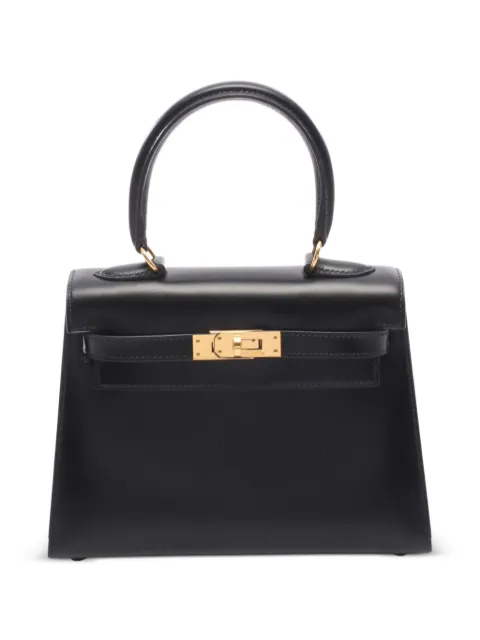 Hermès Pre-Owned 1992 mini Kelly two-way handbag Black 1073711VINCIRCLE