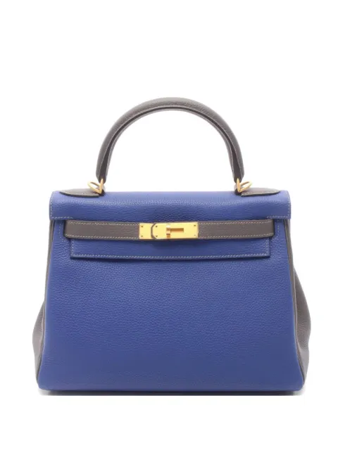 Hermès Pre-Owned 2016 Kelly 28 tote bag Blue 1073714X