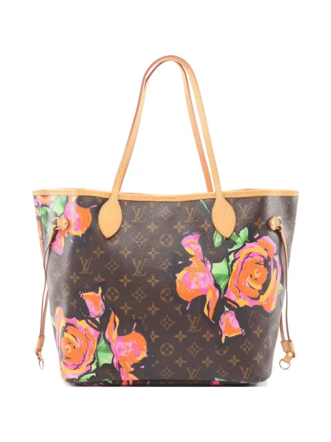 Louis Vuitton Pre-Owned 2008 Monogram Roses Neverfull MM tote bag Brown 1058064SP4088