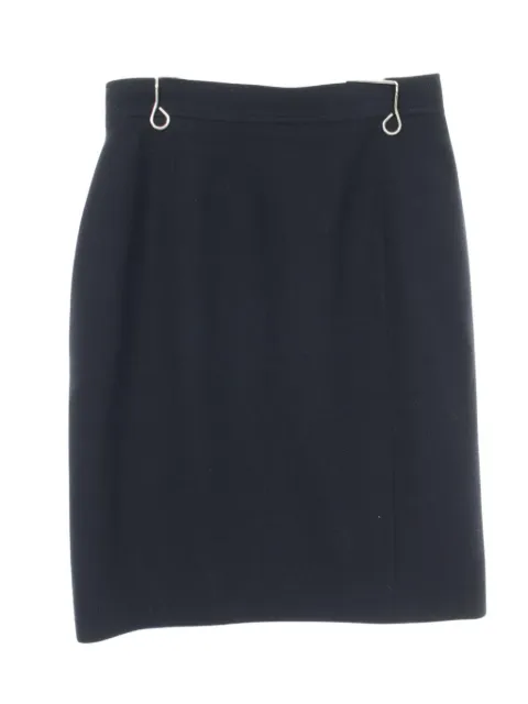 CHANEL Pre-Owned 1986-1988 wool midi skirt Blue 1070605