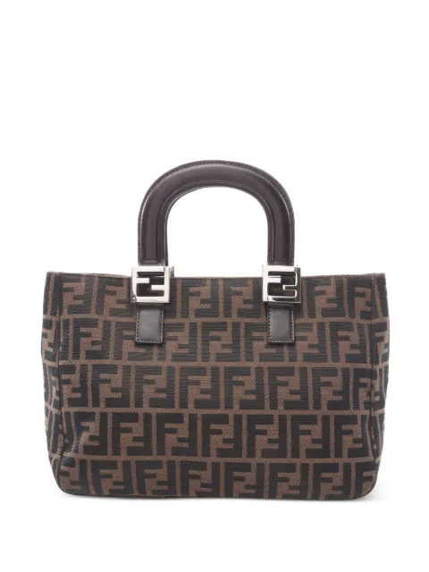 Fendi Pre-Owned 10s Zucca tote bag Brown 1068598