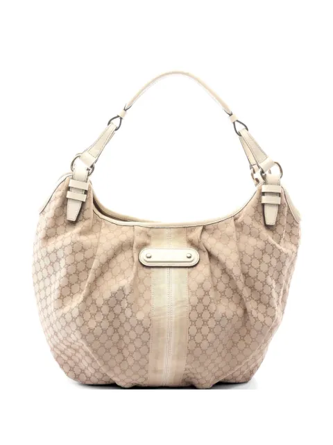 Celine Pre-Owned 2000s Macadam shoulder bag Neutrals 1072503