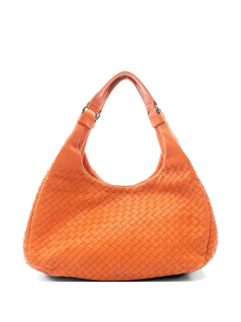 Bottega Veneta Pre-Owned 2000s Intrecciato Campana shoulder bag Orange 1074370