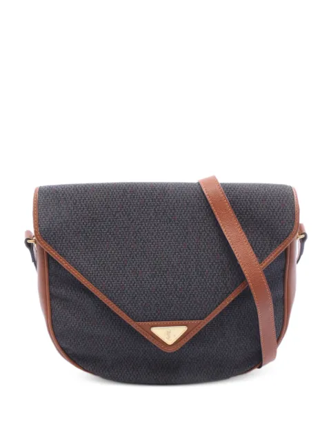 Saint Laurent Pre-Owned 2000s two-tone shoulder bag Grey 1064704