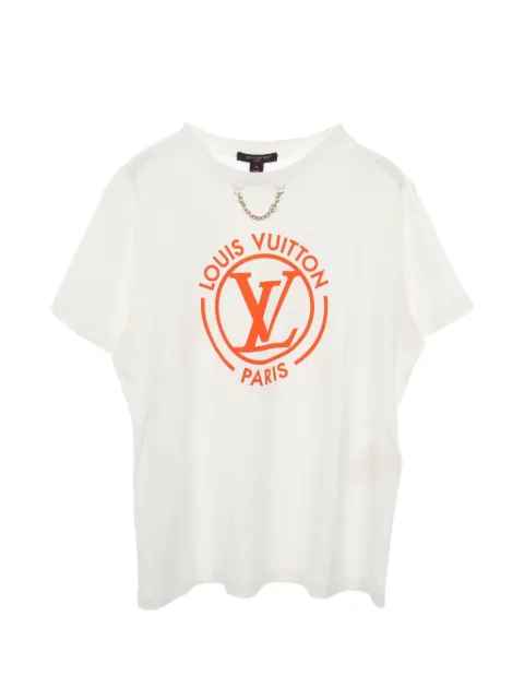 Louis Vuitton Pre-Owned 2000s logo-print T-shirt White 1061048