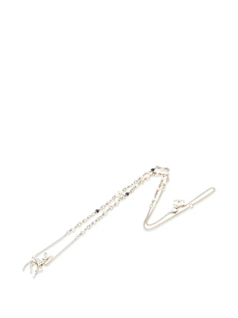 CHANEL Pre-Owned 1986-1988 Coco Mark necklace Gold 1070748