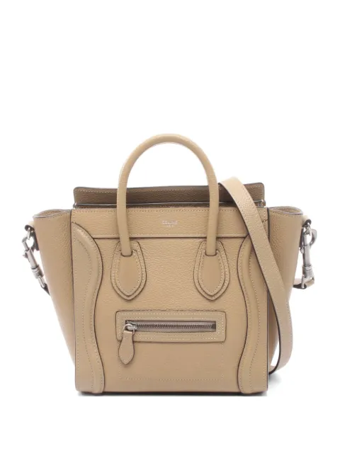 Celine Pre-Owned 2010s leather crossbody bag Gold 1072846
