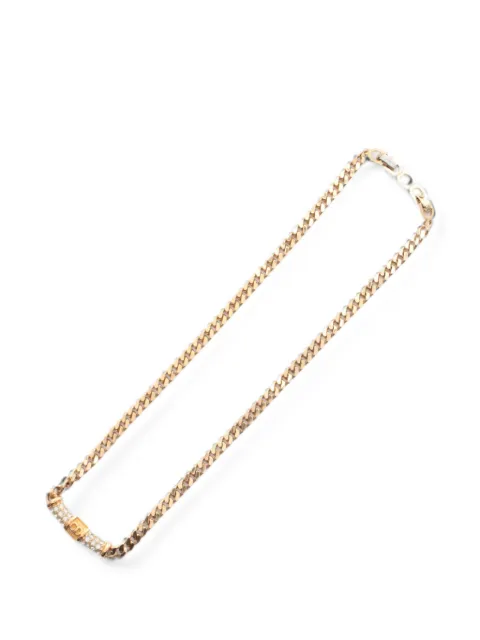 Christian Dior Pre-Owned CD-logo necklace Gold 1036921