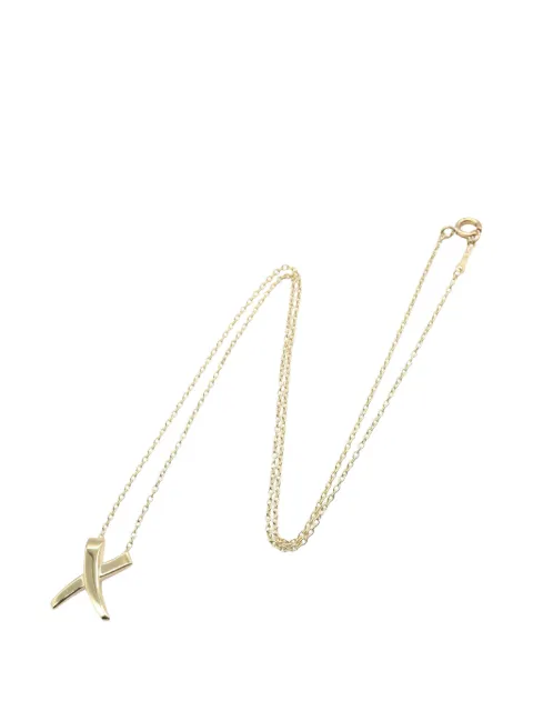 Tiffany & Co Eyewear 2010s Paloma Picasso Graffiti X necklace Gold 1057563
