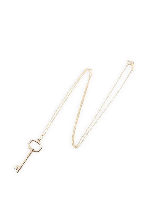 Tiffany & Co Eyewear 2010s oval key necklace Pink 1071767