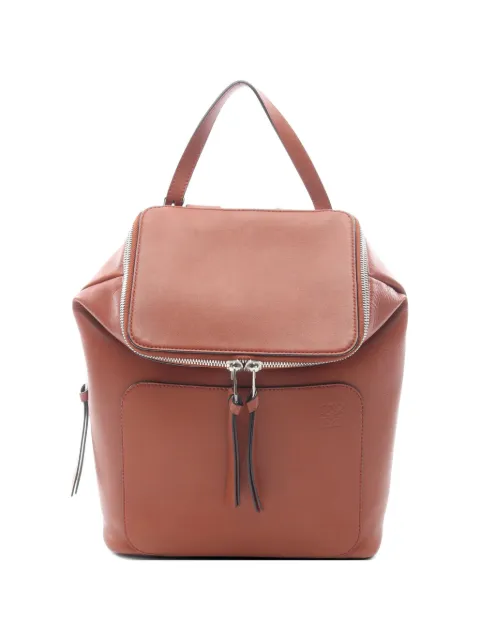 Loewe Pre-Owned 2010s small Goya leather backpack Brown 1062443