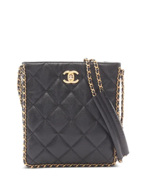 CHANEL Pre-Owned 2021 small leather shoulder bag Black 1072853NA9TNETA