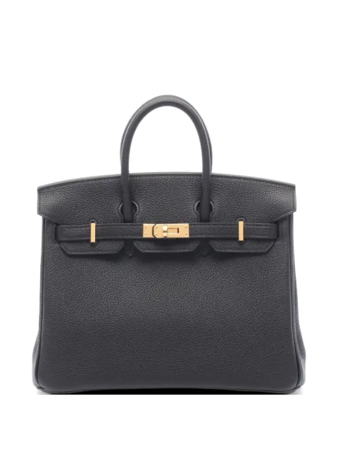Hermès Pre-Owned 2025 25 Birkin tote bag Black 1073724K
