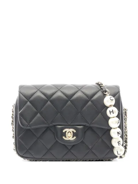 CHANEL Pre-Owned 2019 Matelassé flap shoulder bag Black 107332729421461