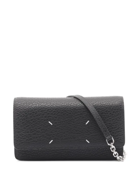 Maison Martin Margiela Pre-Owned Four-Stitch chain mini bag Black 1068023