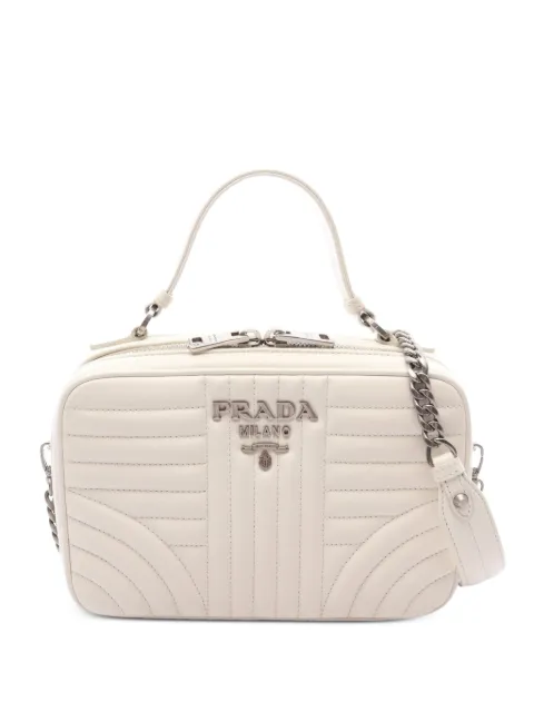 Prada Pre-Owned 2010s Diagram crossbody bag White 1073367