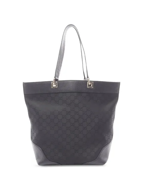 Gucci Pre-Owned 2000s GG pattern tote bag Black 1061858