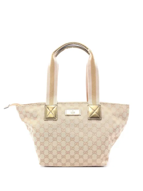 Gucci Pre-Owned 2000s GG canvas tote bag Neutrals 1065279