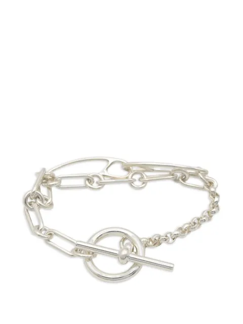 Hermès Pre-Owned 2010s Chaine d'Ancre Punk bracelet Silver 107213323C392890