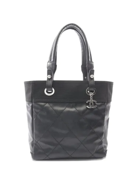CHANEL Pre-Owned 2010-2011 PM Paris Biarritz tote bag Black 107332114064071