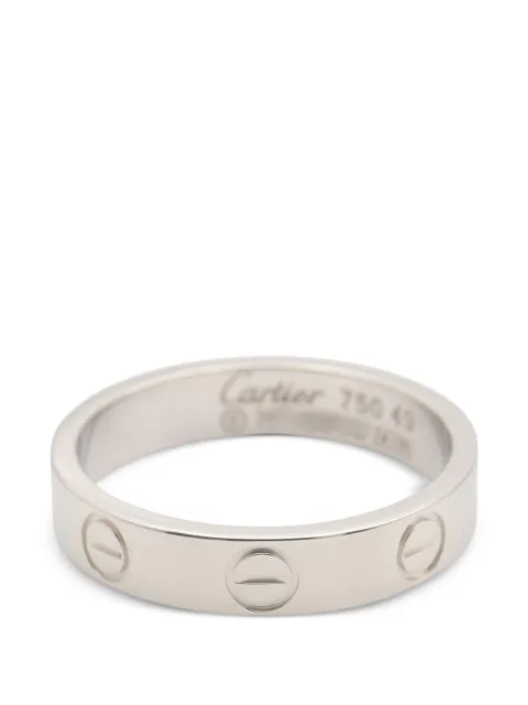 Cartier Love engraved ring Silver 1072400HF6818
