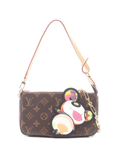 Louis Vuitton Pre-Owned 2010s Pochette Accessoires Monogram panda handbag Brown 1062993