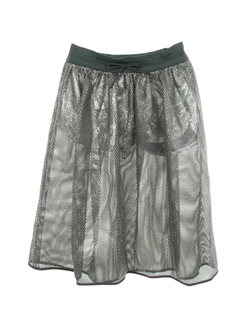 Christian Dior Pre-Owned 2010s Blair mesh midi skirt Grey 1064262