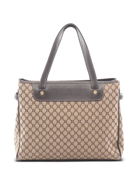 Celine Pre-Owned 2010s Macadam-canvas tote bag Neutrals 1064660