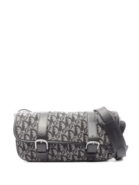Christian Dior Pre-Owned 2010s Trotter Messenger shoulder bag Black 1064636