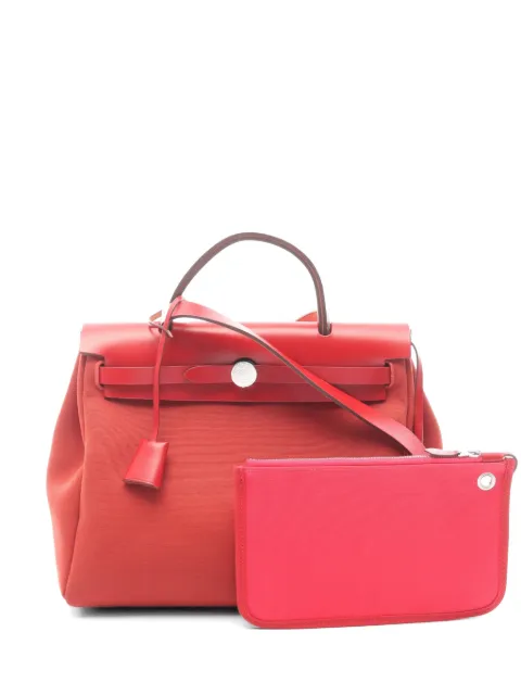 Hermès Pre-Owned 2020 PM Herbag Zip tote bag Pink 1072018Y