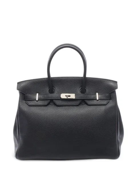 Hermès Pre-Owned 2015 35 Birkin handbag Black 1074413T
