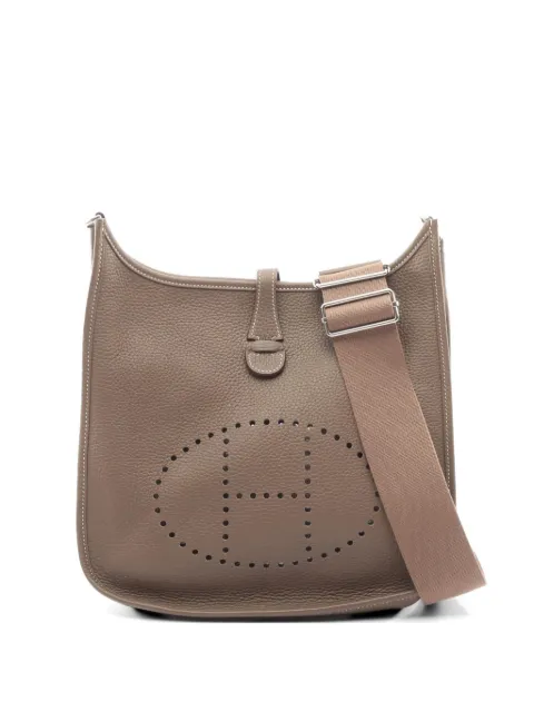 Hermès Pre-Owned 2023 PM Evelyn 3 Troyes crossbody bag Neutrals 1073807B