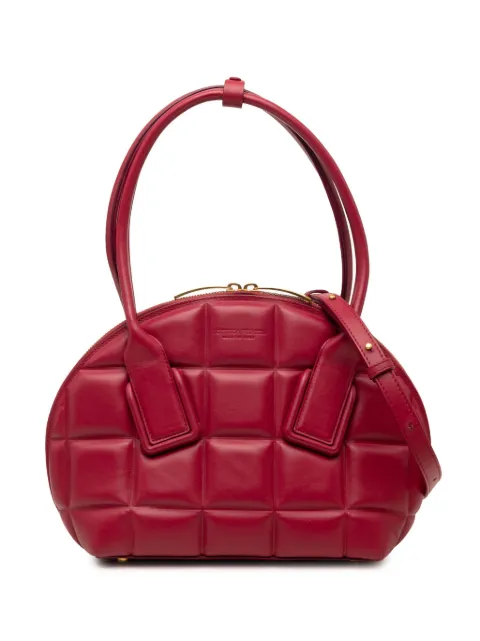 Bottega Veneta Pre-Owned 2012-2026 Small Leather Padded BV Swoop Bag satchel Red VCFRN4V4EPDRDU7X