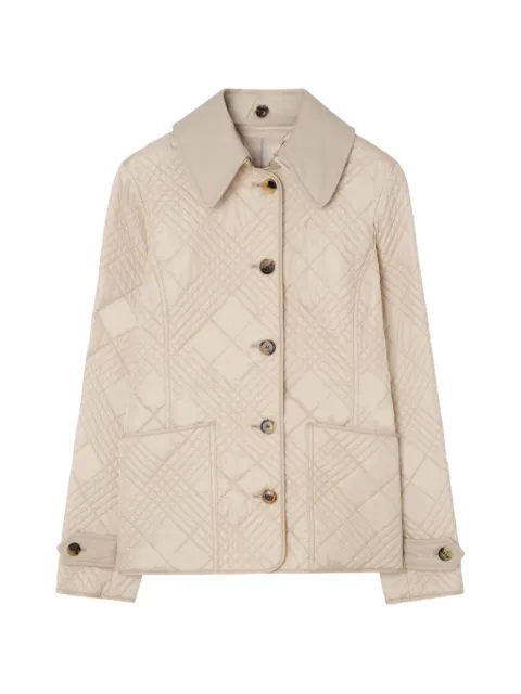 Burberry quilted nylon Fernleigh jacket Neutrals 8127184