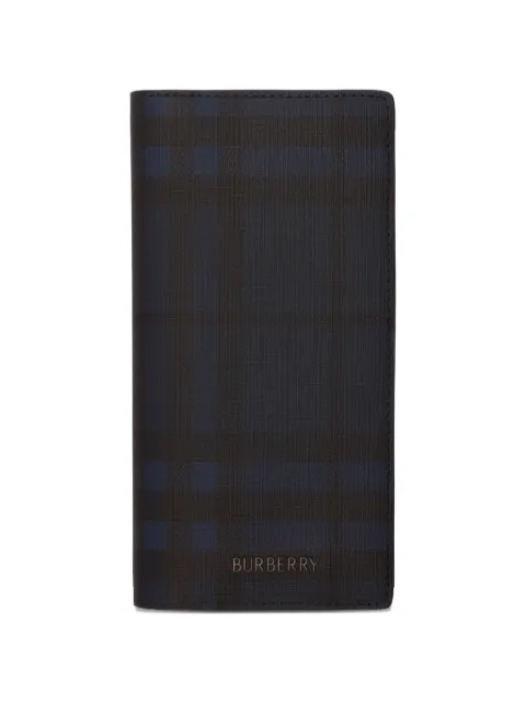 Burberry City Check continental wallet Blue 8130870