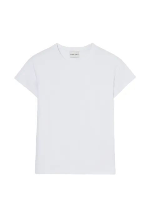 Claudie Pierlot logo-embroidered T-shirt White CFPTS01128