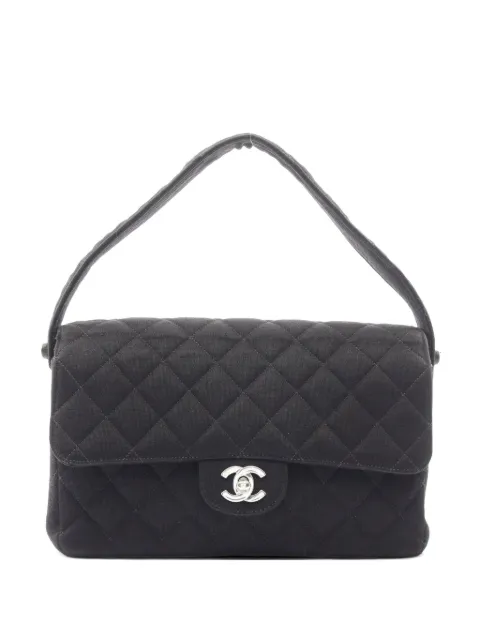 CHANEL Pre-Owned 1996-1997 quilted cotton handbag Black 10720034517854