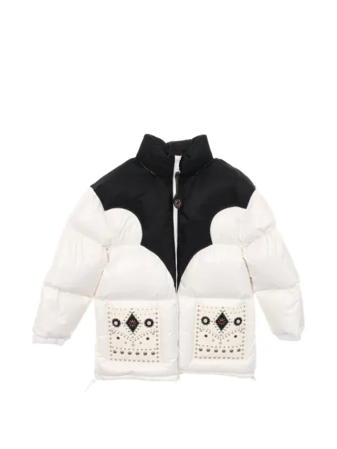 Louis Vuitton Pre-Owned 2010s studded hooded jacket White 1058494
