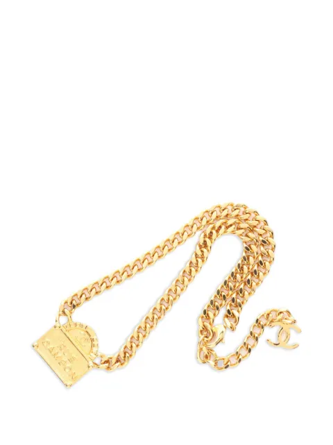 CHANEL Pre-Owned 1986-1988 Rue Cambon necklace Gold 1052129