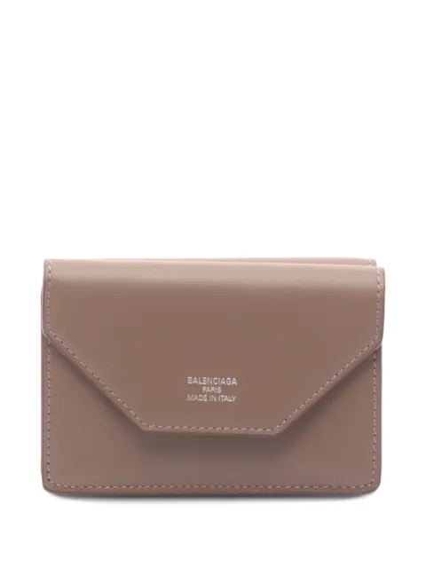Balenciaga Pre-Owned 2020s envelope trifold wallet Brown 1067979
