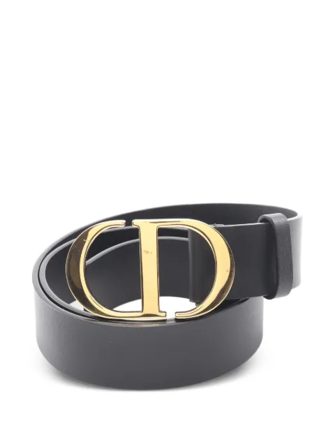 Christian Dior Pre-Owned 2010s 30 Montaigne belt Black 1050520
