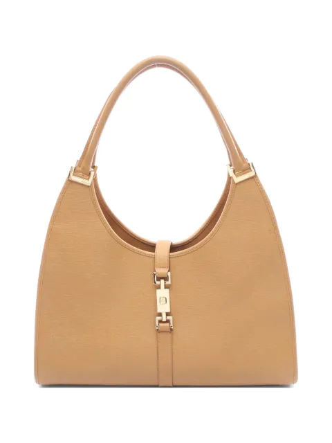 Gucci Pre-Owned 2000s Jackie Bardot leather shoulder bag Neutrals 1064709